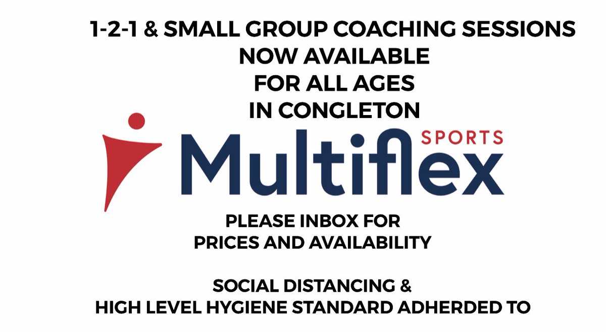 ross_speight's tweet photo. Football sessions are back in Congleton!! Inbox for more info

Please spread the word 👍🏼 @multiflexsports @CongletonFC @CongletonChron @CongletonTown #congleton #grassrootsfootball # https://t.co/F86fUFIXkg