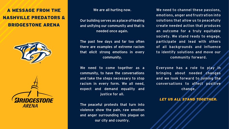 Nashville Predators tweet media