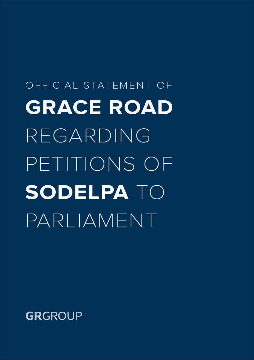 MinHa62991179's tweet photo. Official Statement of Grace Road Regarding Petitions of Sodelpa to Parliament (1) https://t.co/WsVHeGXLdx