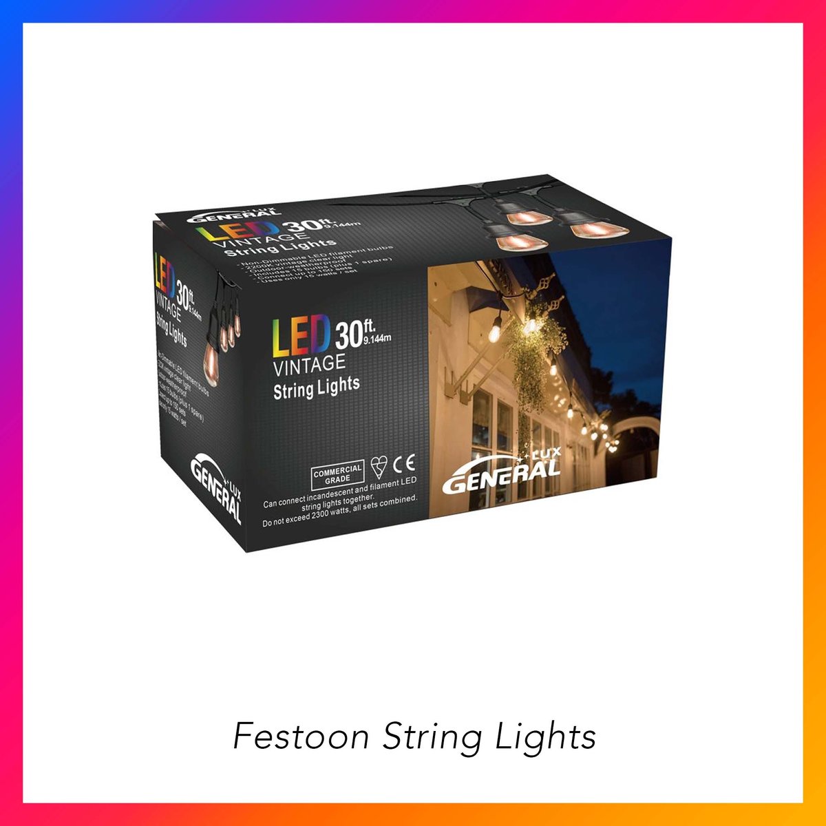 LEDSpecialistUK's tweet photo. Festoon String Lights now available via our website.

The perfect addition for a summer garden feel.

Keep an eye on our next posts for ideas and inspiration on how to use these in your garden this summer.

#gardens #gardenlighting #festoons #festoon #stringlights #summer https://t.co/luP9VwUTHt