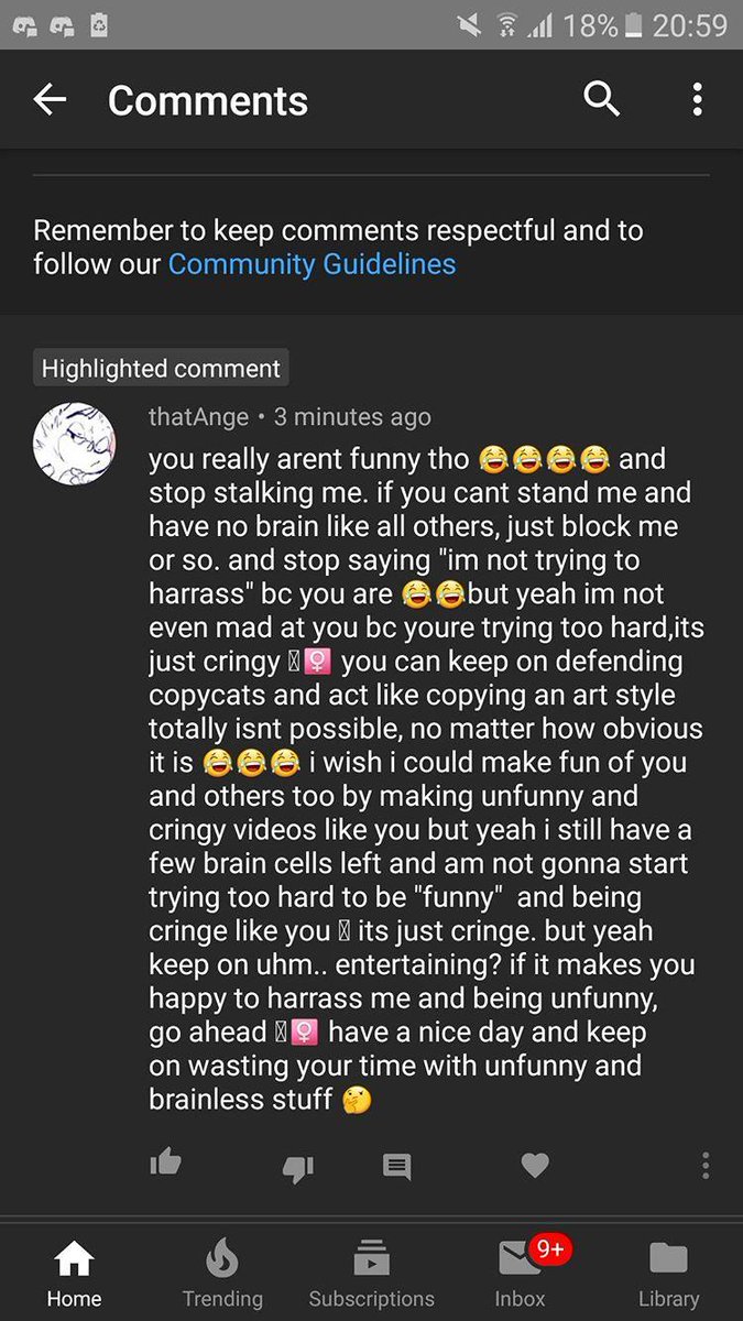 I don& #39;t remember exactly when, but it was around this time I made a post trying to defend myself + I met  @Nico_Royem who made a pretty good video about the situation at the time. It& #39;s on youtube, go watch it. Anyway, ang0 left comments on both of these: