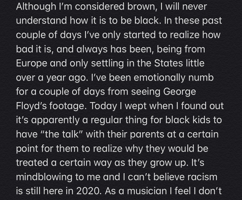 LaidbackLuke's tweet photo. I’m very sorry for my silence, I needed a bit of time to word this right #blacklivesmatter https://t.co/ggaV3ShpHA