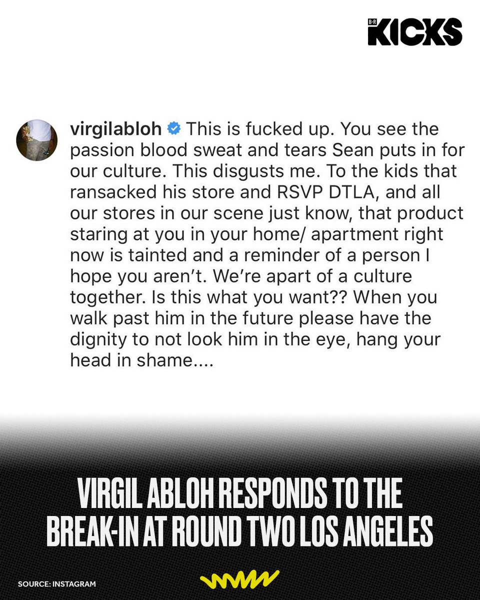 Kgopolo on X: Tried taking a break from Twitter because all this  #ElectionResults thing was triggering me. Then I came across this story on  ; Off White owner Virgil Abloh, who is