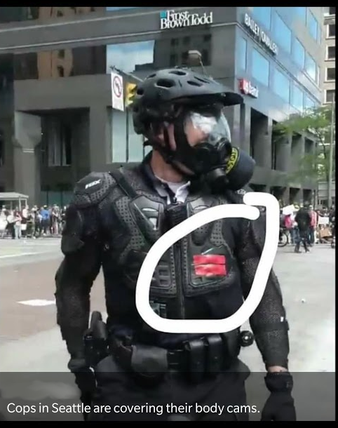 NoEngrishCast's tweet photo. Taping their body cams, huh? What´s up, chief? Afraid of #Anonymous hacking your bitch-ass and expose you? https://t.co/x4eH7A1kmP