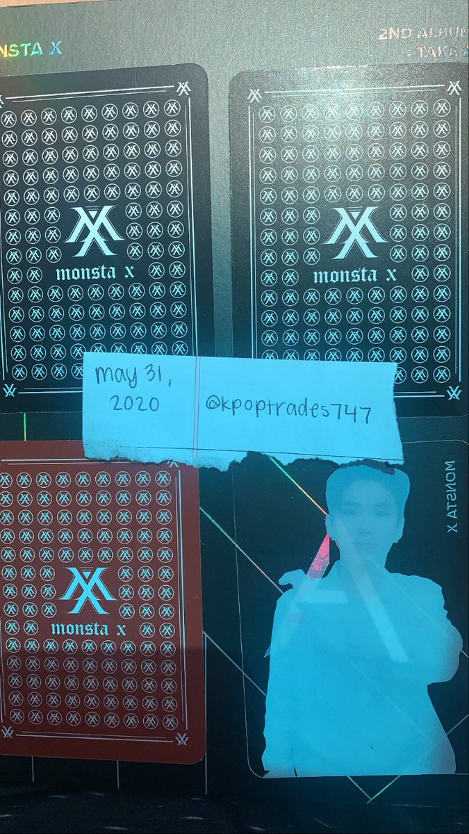 WTT
album- monsta x we are here
have- see below!
want- see wishlist attached below:))
usa only rn! 
preferred jooheon for a diff jooheon but iss okay
<a href="/monstaxtrade/">monsta x trades</a> @monstatradex @MonbebeTrading <a href="/MonstaX_Trading/">MonstaX Trading</a> <a href="/monbebeUStrade/">MONSTA X US TRADING</a> @monbebetrades <a href="/mx_trades/">mx trades</a> @tradesinkpop <a href="/nabongtrade/">kpop trade/sell rts ! ♡</a>