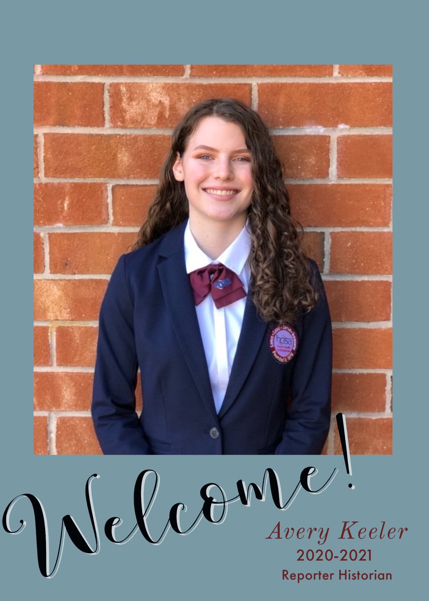 tnhosa's tweet photo. To start off this week of introductions is our new Reporter Historian, Avery Keeler! She is a rising junior that is attending Hampshire Unit School! She wishes to become a neonatal nurse in the future! #tnhosa https://t.co/IV2l05lLtU