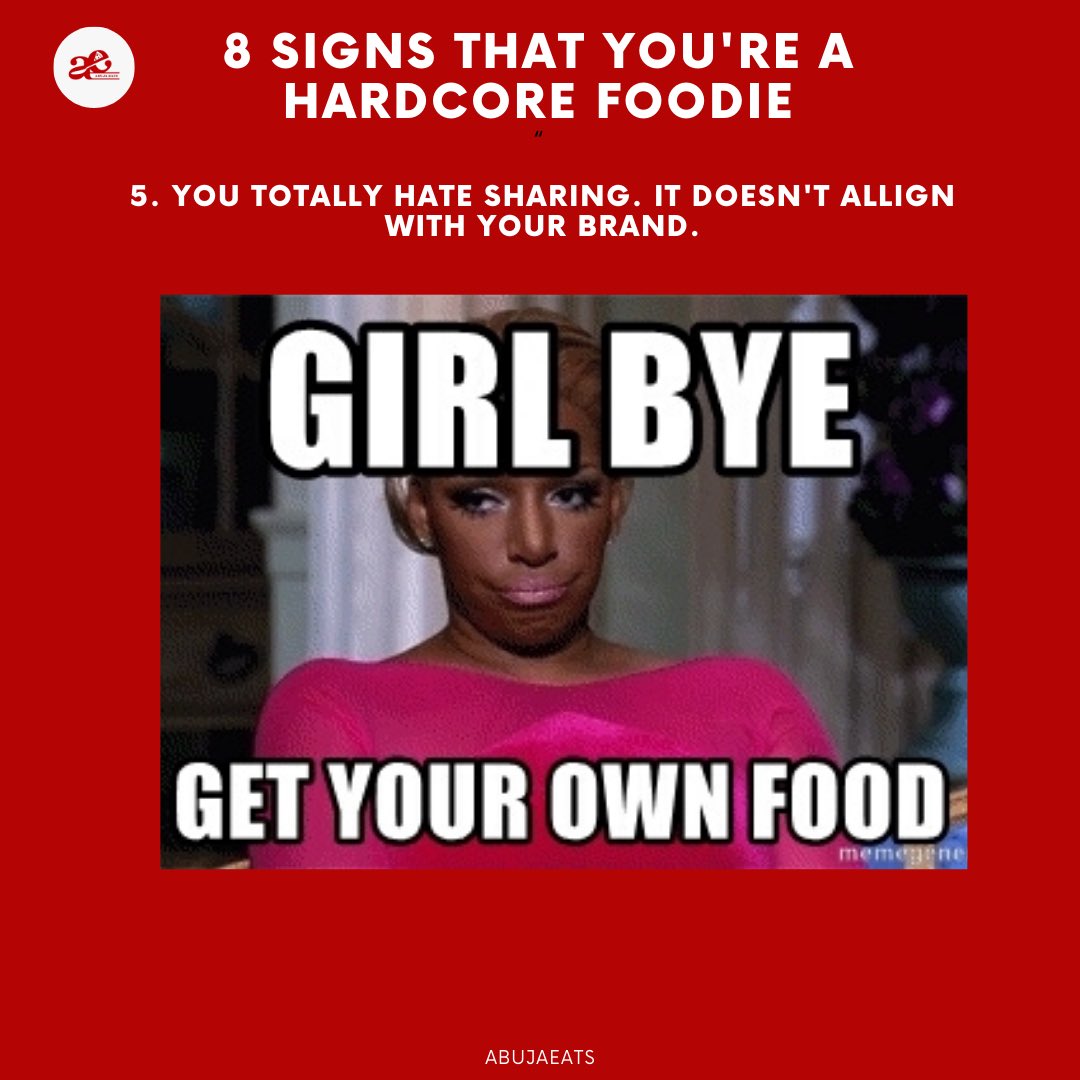 Here are 8 signs you’re a hardcore foodie. Let’s make this fun, tag your foodie friends!  #eeats  #stayhome    #staysafe