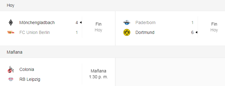 DaticosFutbol's tweet photo. Jornada 29 de la #Bundesliga.
El @borussia_es goleó y sigue en pelea por los puestos de arriba. Por su parte el #Dortmund vapuleó por 1-6 al #Padeborn, que está cada vez más comprometido con el descenso.

El Padeborn vive su segunda temporada en la máxima categoría de Alemania. https://t.co/nCM0vYURzW