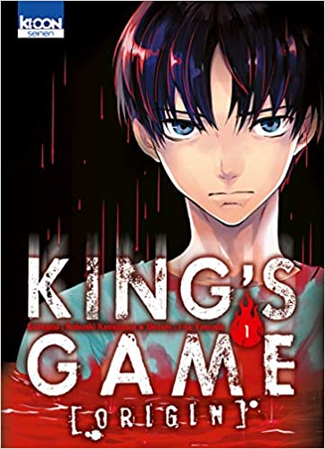 -King's Game Origins, tirée de la série de manga King's game, un bijou du seinen game pr moi, dynamique du "il n'en restera qu'un", un ennemi invisible et invincible, la montée insupportable de la peur et de l'horreur, j'ai bcp apprécié