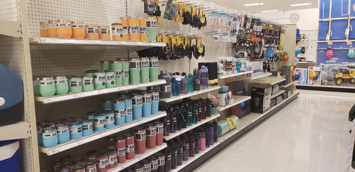 Hydration will always be part of exercise, especially when the workout asile looks this good. #WorkHarderDrinkMore #SweatItOut @BreeFromTarget @TargetTat