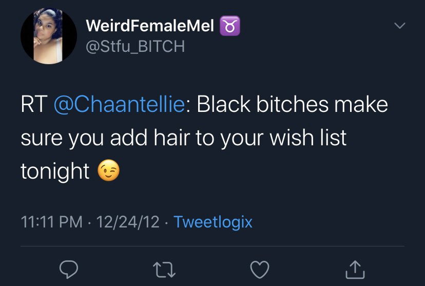 N e ways these the last tweets I’m finna add bc her weird ass got way too many. She gone delete em and I know she don’t even know where tf to start