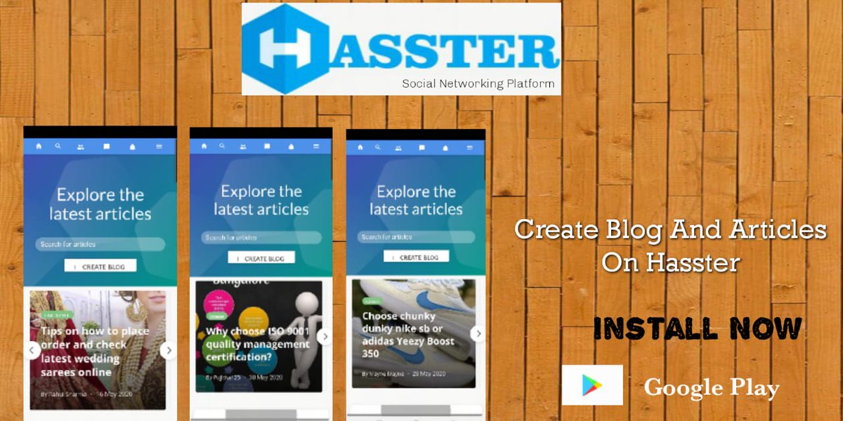 HassterIndia's tweet photo. #SocialNetworkingPlatform
Best time to post
Blog and Articles with @HassterIndia 
#startupindia #DigitalIndia #MSMEs 
#MakeInIndia #Hasster #crambotech https://t.co/qbTKg922Sv