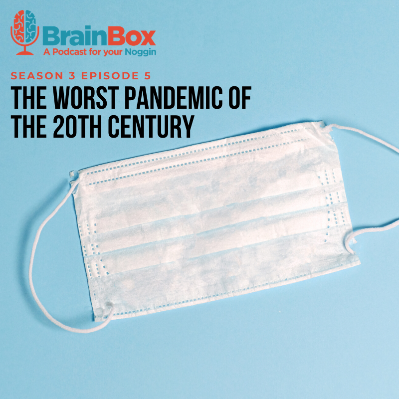 OKHumanities's tweet photo. What can the various names of the "Spanish Flu" tell us about how pandemics are understood and politicized? The new #BrainBoxOK features a convo w/ historian @OlmsteadJustin of @UCOBronchos about the impact of this pandemic on American life and culture. https://t.co/5LEhrAg6Rc https://t.co/dijl5tqPB3