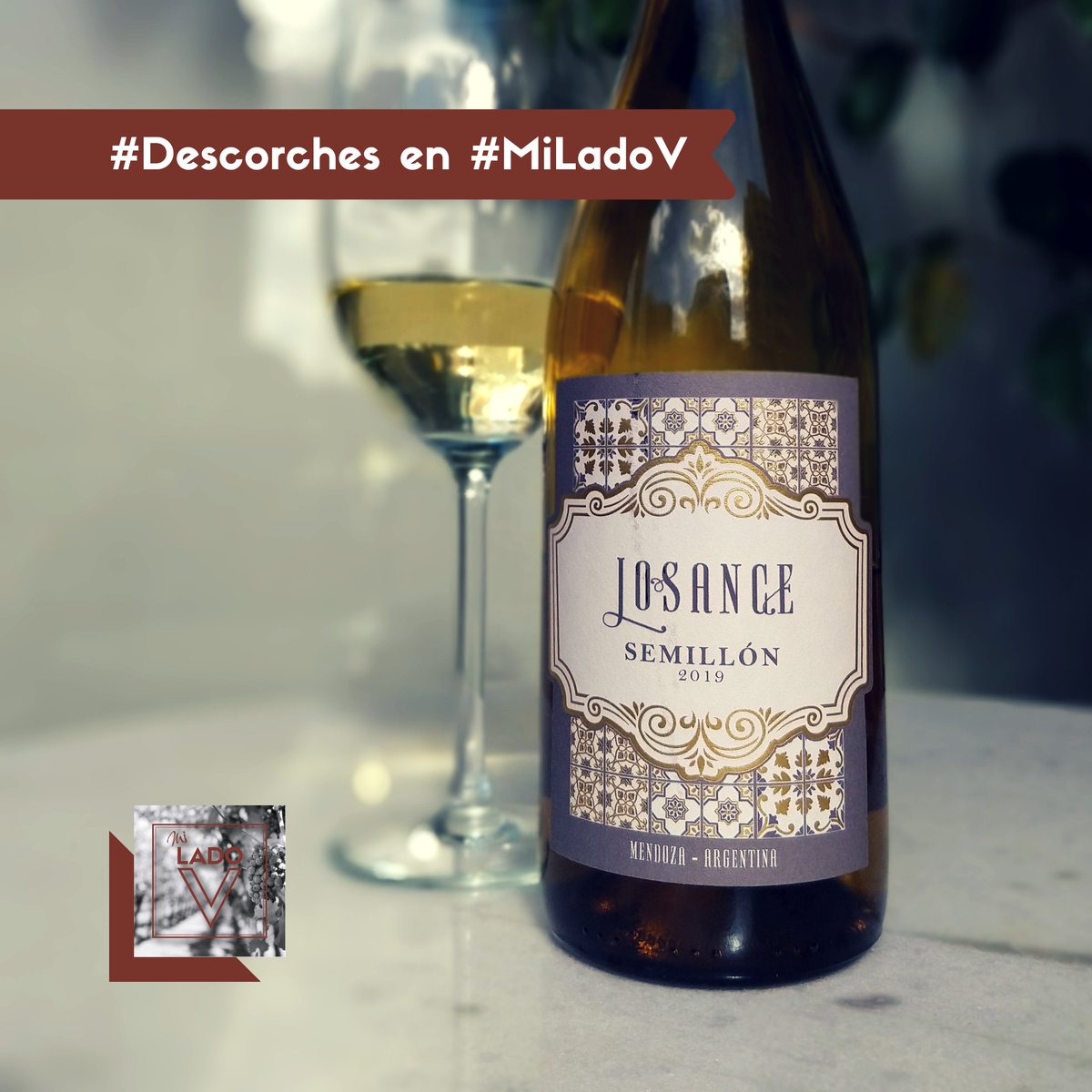 miladovcom's tweet photo. 🍷 [#Descorches en #MiLadoV]
Si es al sol, que sea con blanco...
#LoSance sumaron 4 blancos. Este #Semillón (#ElPeral) se elabora sobre lías (7 meses). Notas de fruta blanca madura, otras de miel y pan tostado. Muy buena acidez.
Para tomar ahora o guardar por un par de años.
😉🍷 https://t.co/BZp3uPFc3e