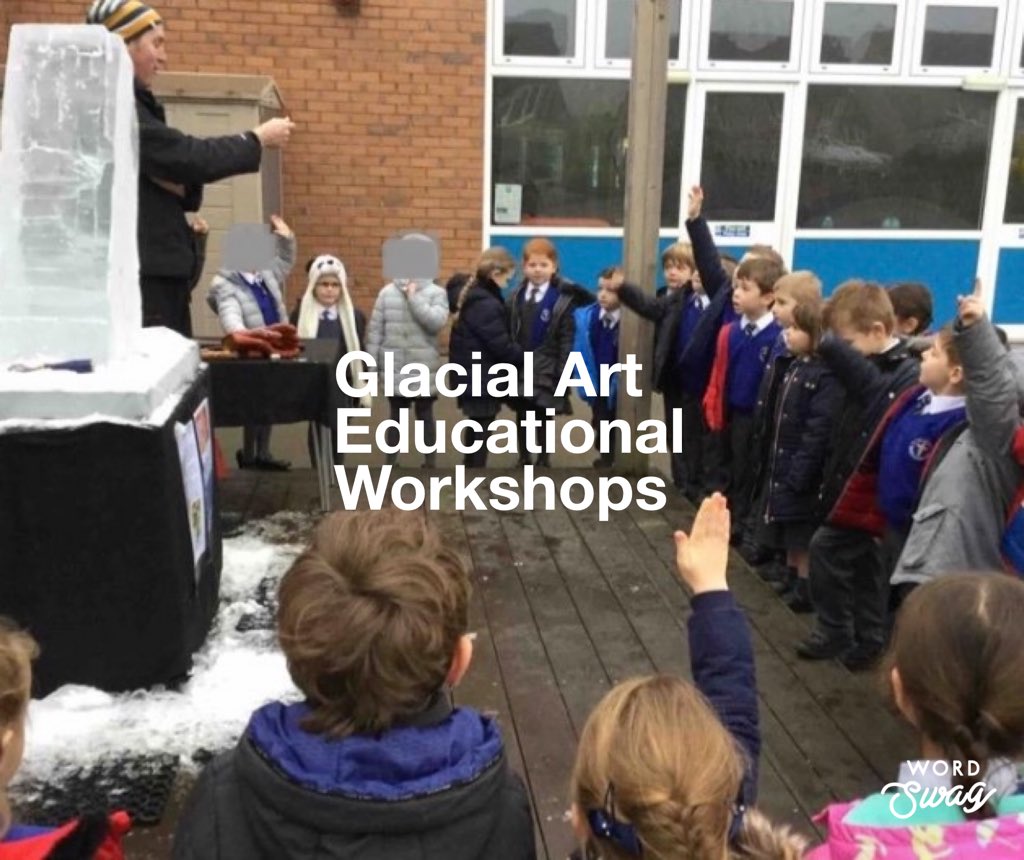 Glacial Art Workshops/Sessions. Engaging and unique workshops introducing pupils to the exciting world of ice sculpture. Competitive rates - 20% reduction for June and July Bookings. @seftoncouncil @lpoolcouncil @KnowsleyCouncil @LVRPLPlaces