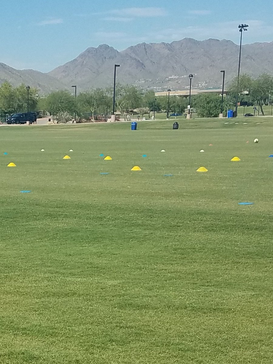 OPEN JUNE 1st All set for 7-8:30am Field 6! Come train, take photo's :) #collegeprep #staysafe