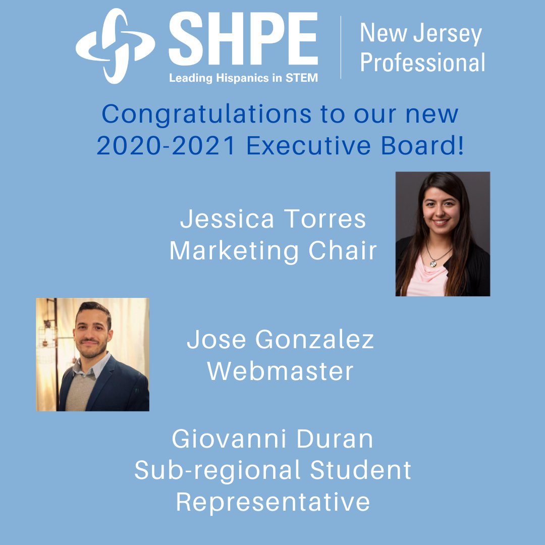 Congratulations to our new 2020-2021 Executive Board!