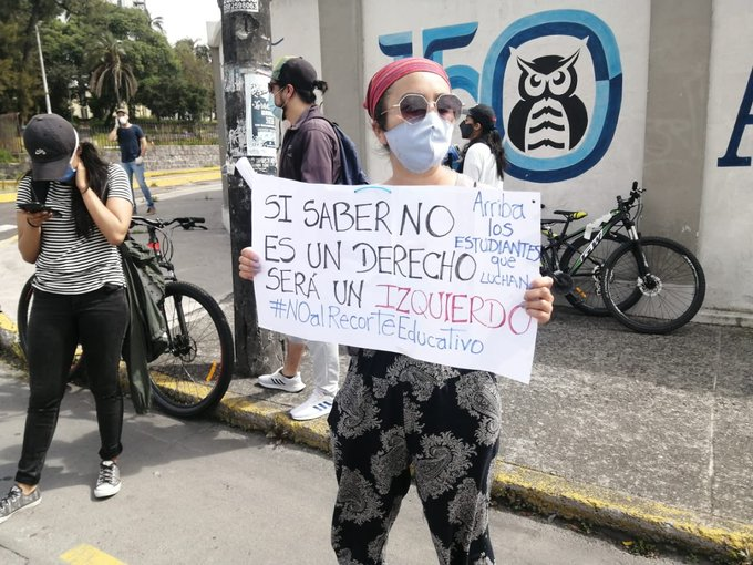 La educación es un derecho, no un privilegio. La Corte debe decirle #NoAlRecorte
#CorteNoAlRecorte
#SinEducaciónNoHayJusticia
#NoAlRecortePresupuestario
#HuelgaEducativaEc
<a href="/CorteConstEcu/">Corte Constitucional</a>