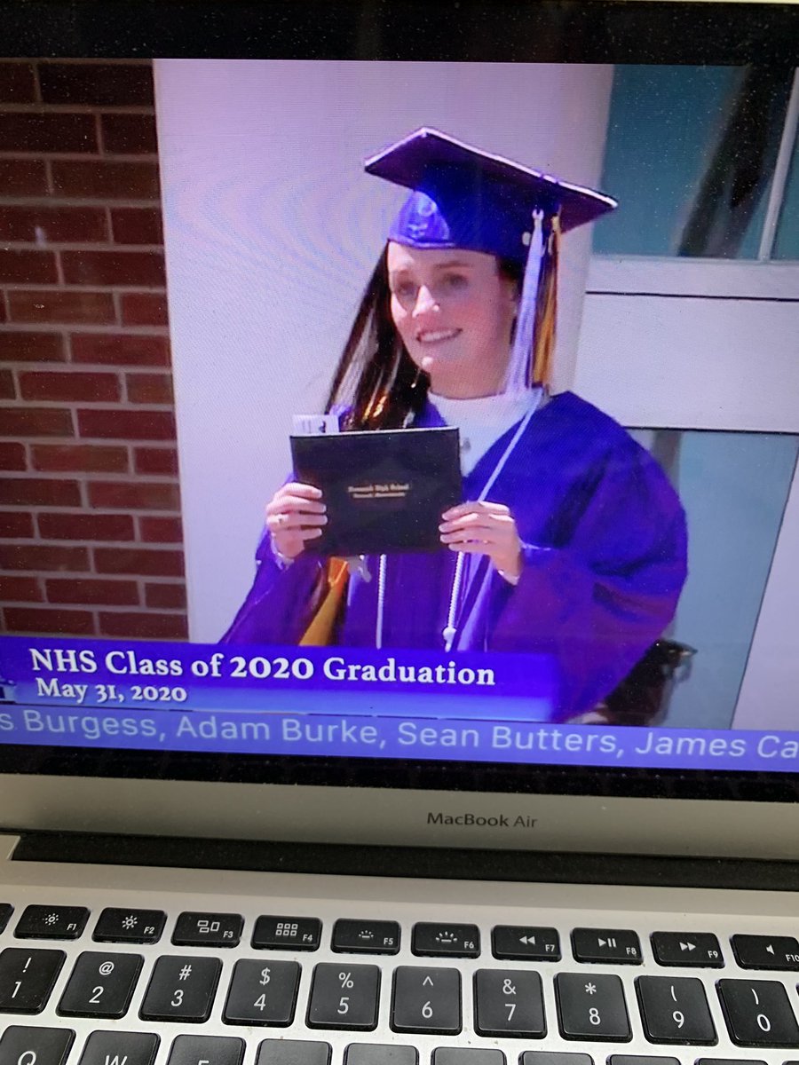 NHSAthTraining's tweet photo. Happy I got to watch some of the amazing senior athletes get their diplomas today !! Congrats Seniors, you will all do amazing things! I will miss you on the fields / courts ! https://t.co/a6RgEc4FNN