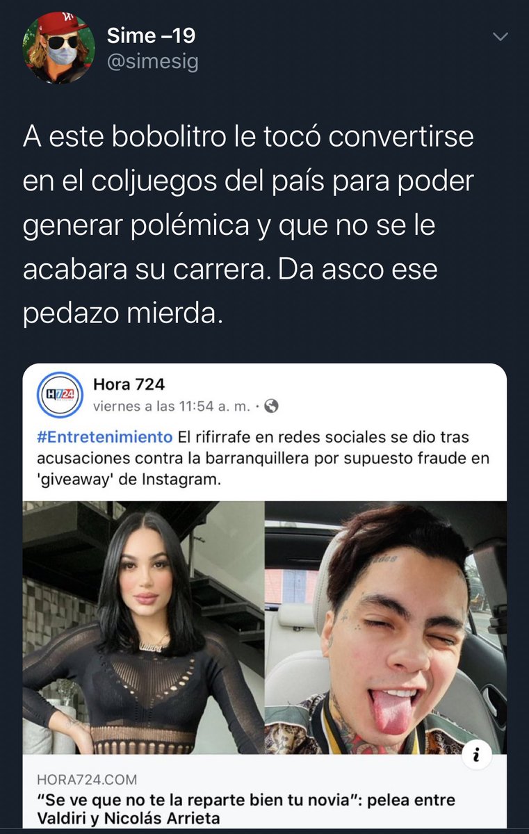 Nicolás Arrieta tweet media