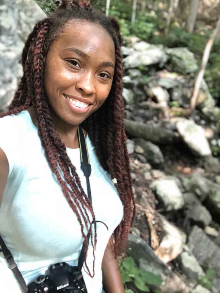 I love being #BlackInNature Outdoors is always where I’ve felt the most connected, not only to the living things around me but to myself and my ancestors. In college, solo exploring allowed me to discover myself and open my eyes to the world around me. I belong here.