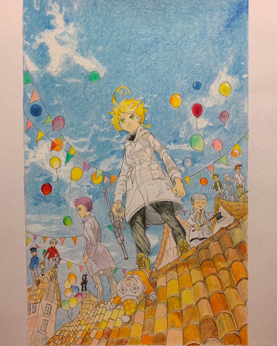 Ico Ar Twitter 約束のネバーランド 描いてみた 約束のネバーランド アナログイラスト 模写 色鉛筆 10時間 Ico Ar Twitter 約束のネバーランド 描いてみた 約束のネバーランド アナログイラスト 模写 色鉛筆 10時間