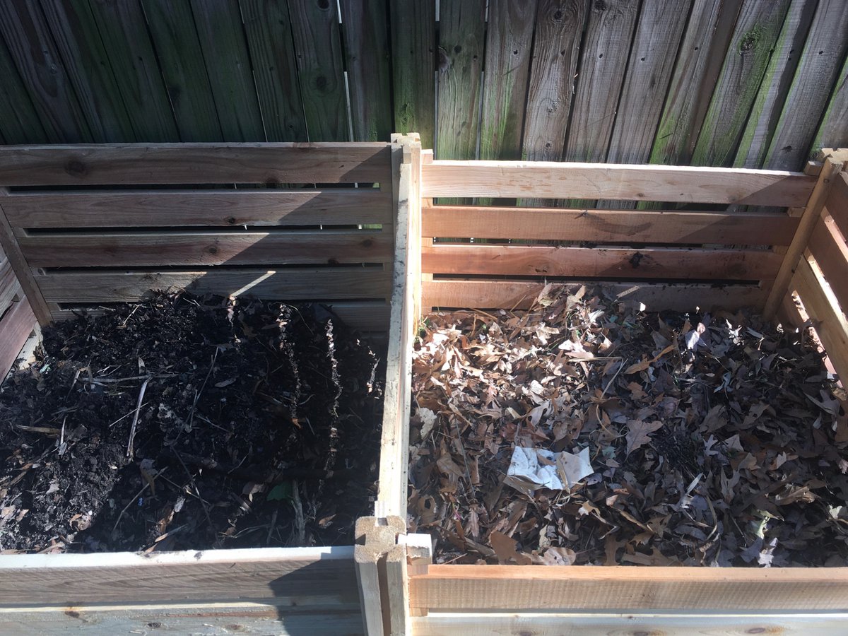 built a new compost unit