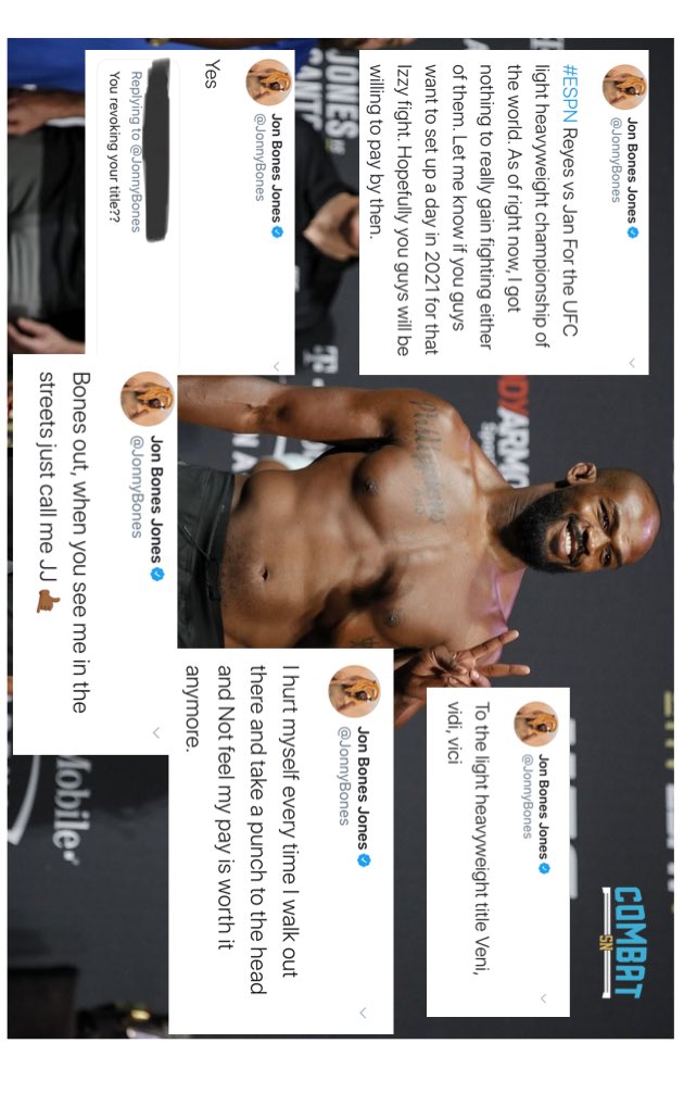combat_sn's tweet photo. 🚨BREAKING🚨
Jon Jones relinquishes UFC Light Heavyweight Title!

FOLLOW US ON INSTAGRAM For More 
https://t.co/PAc6begV2b #jonjones #ufc #lhchamp #champ https://t.co/GcnU2H7rzQ