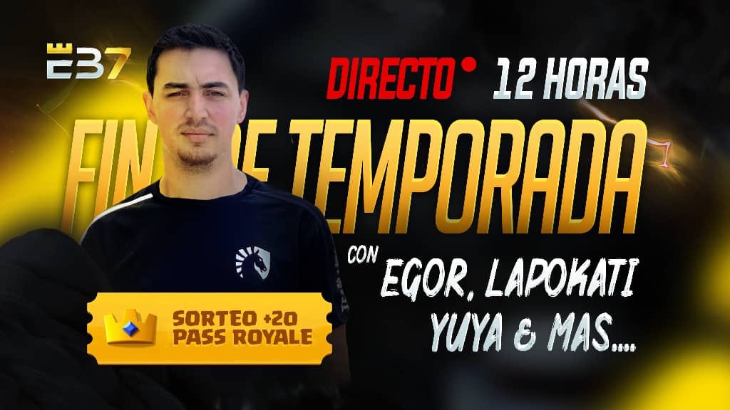 YA EN EL DIRECTO DE 12 HORAS DE FIN DE TEMPORADA!!

Tenemos a 76 jugadores del top 200 en la lista!!
Tambien se viene Warzone, The forest y mas!!

2 SORTEOS POR HORA!!

twitch.tv/erick_eb7