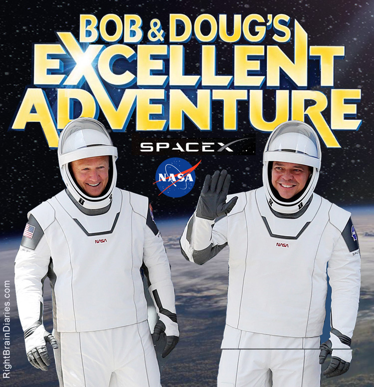 RightBrainLife's tweet image. Moved beyond words by the #SpaceX #NASA launch and cannot wait for the continued adventures!  
Huge thanks to #ElonMusk for showing all of us to #NeverGiveUp on your dreams. 

@NASA @SpaceX  @AstroBehnken @Astro_Doug @elonmusk @Space_Station #CrewDragon #LaunchAmerica