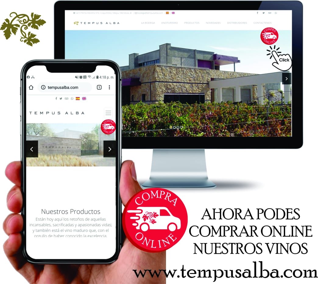 Durante este mes de JUNIO, compra ONLINE y aprovecha hasta un 30% OFF, regalos especiales 🎁 y envío gratis 📦 a todo el país 🚚 🍷

tempusalba.com
