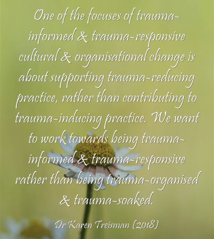 It was crucial before &amp; even more so now. We needs our services, systems, &amp; communities to be meaningfully trauma, adversity &amp; culturally informed, infused &amp; responsive. Now should be a time of creative thinking, reflection, planning &amp; actively responding.