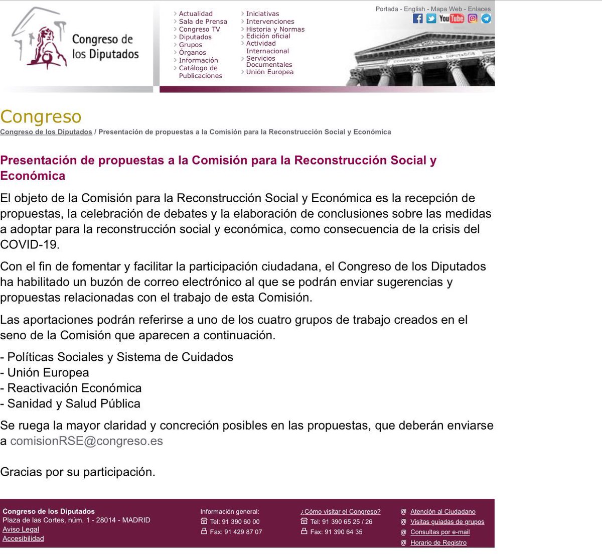 Ebevidencia's tweet photo. Desde el Congreso de los Diputados solicitan ideas y propuestas para la Comisión de Reconstrucción Social y Económica.

Es hora de enviar las propuestas que pongan en valor los cuidados y el bienestar social.

#enfermerasenlacomision 

https://t.co/ltU6hpuLn3 https://t.co/aKJPhghq17