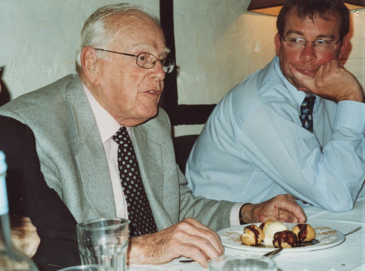 As the years went by attendance grew but, then the numbers dwindled as time caught up with so many of them, When Dad died I was invited to join them, to sit in his chair, an honour & a privilege. Myself & Ron Anderson he holding court, talking about Dad & the Cafe Jonval.