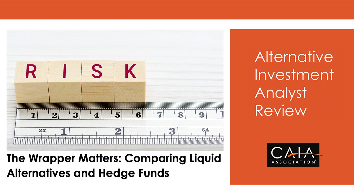 CAIAAssociation's tweet image. #Liquidalternatives and #hedgefunds are public and private vehicles investors use to access alts strategies. In this issue of the #AlternativeInvestment Analyst Review, experts
compare their structures, performance, and more: bit.ly/AIAR2020
