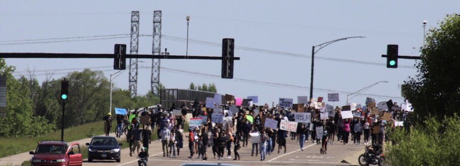 They’re on the bridge now. Farnsworth Ave is shut down between Moliter Road and Bilter.