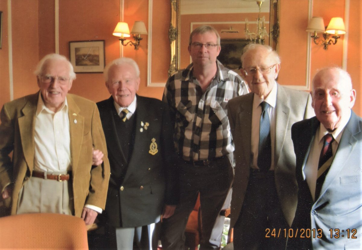 Finally, I was so proud to call these four reprobates my friends. To sit and listen to them talking, reminiscing, disagreeing then laughing was an such a pleasure. All were POW's. From the left: Ray Brotherwood, Norman 'Ginger' Barnett, (myself) Doug Underwood & John Osborne.