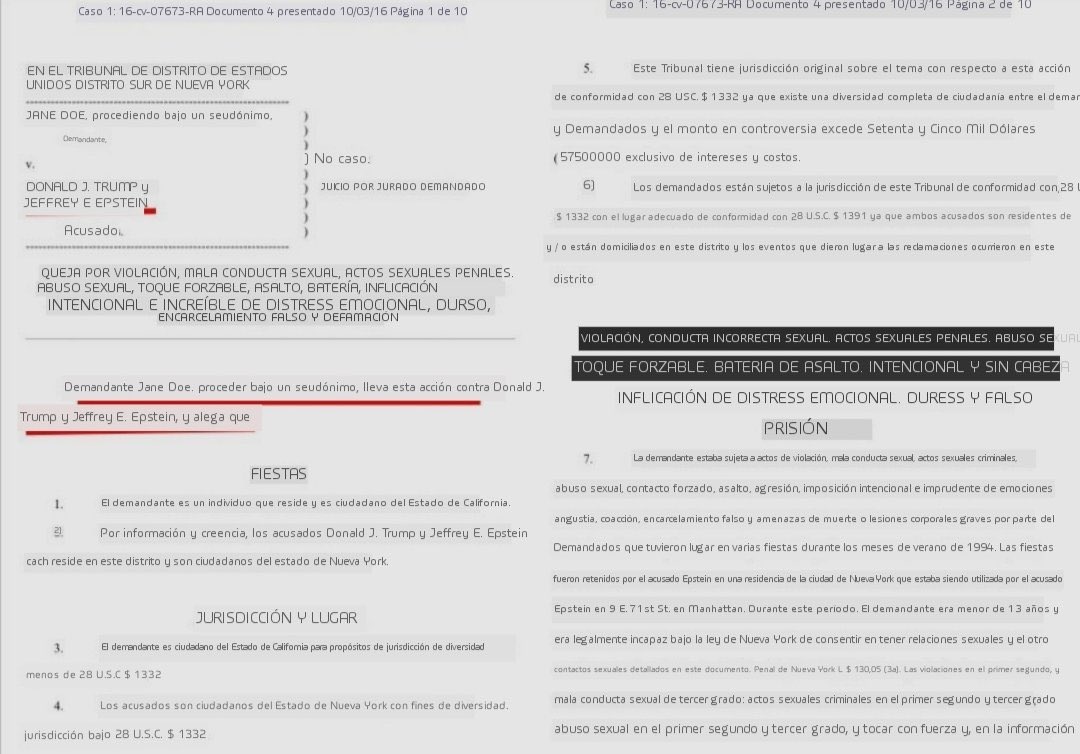 nobodygmzr's tweet photo. TODO LOS CASOS DE DONALD TRUMP ESTÁN TRADUCIDOS. POR FAVOR COMPARTE CUANTO MÁS PUEDAS, ESTÁN BORRANDO LA INFORMACIÓN #anonymus #Trump https://t.co/B2s60qVgpQ