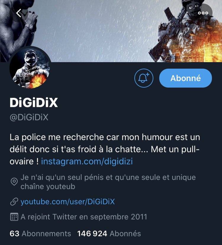 Les comptes twitter de Digidix et anonymous ont été créé en meme temps