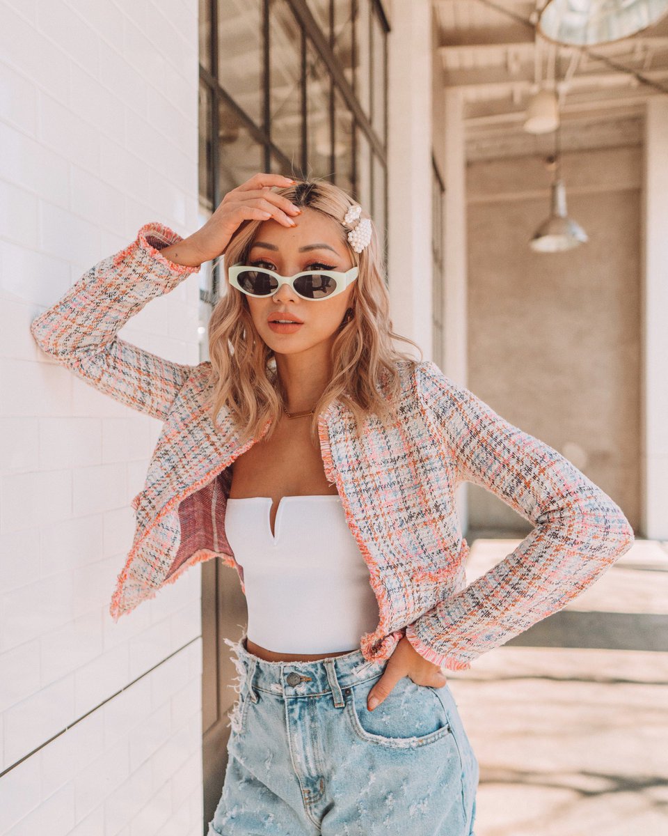 Francis Lola serving lewks in our Neon Belief jacket 💞🌈🍬✨

Shop now: bit.ly/BBD_NeonBelief…