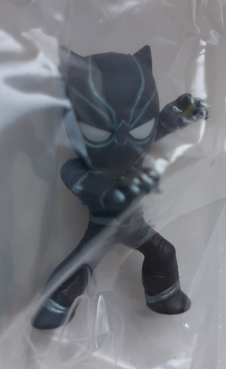 .2/6. #BlackPanther  #GuriHiru figurine Free ship in USA, but will ship worldwide.$19.99.Comes with container ball and information sheet. .