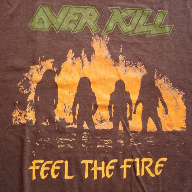UnderJollyRoger's tweet photo. Metalshirt of Today:
Overkill 🇺🇸🤘 - Feel the Fire Tour 1986 - Original Shirt
#Overkill #Metalshirt #Tourshirt #Thrashmetal #Thrash #Metalcollection #USMetal #Speedmetal #80s @OverkillBand https://t.co/rmKLRQJyoq