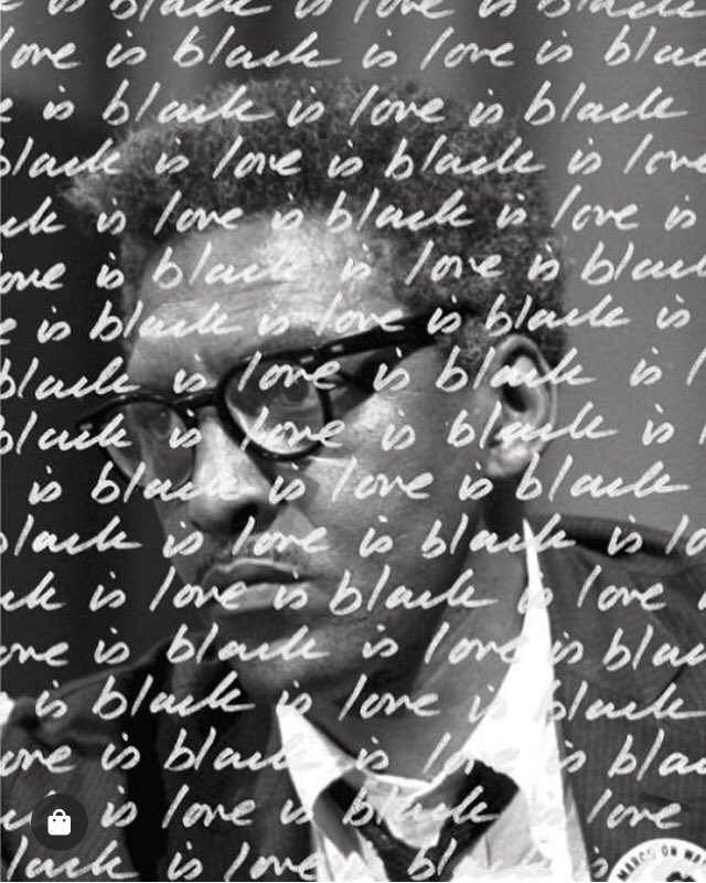We stand with the Black community. This must end. Donate to @Blklivesmatter, @BlackVisionsMN, @reclaimtheblock, @NAACP to support those on the ground. “Black is love is Black” is a portrait of Bayard Rustin with 100% of proceeds going to @Blklivesmatter: shop.acehotel.com/products/black…
