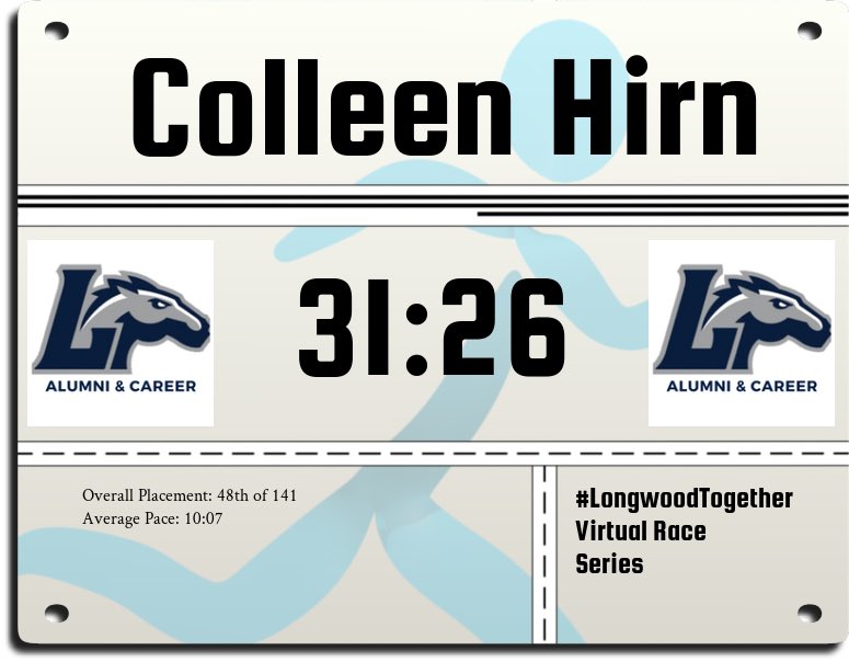 colleenhirn's tweet photo. It’s been a while since I’ve done a 5K, but I had to support my Lancer tribe! #LongwoodTogether #co2012 https://t.co/36WsAbQX4A