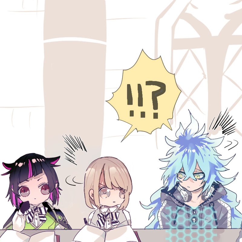 イデアとマブダチ監督生(顔有り)&amp;リリア 