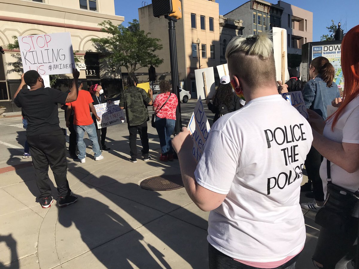 Some details from earlier today. https://www.jconline.com/story/news/2020/05/31/after-riots-indy-organizer-calls-peaceful-rally-downtown-lafayette-sunday/5300303002/
