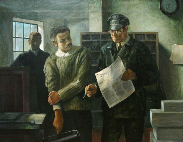 SovietArtBot's tweet image. "Teodors Nete 1919.gadā Jelgavā"
Guntis Strupulis, 1972