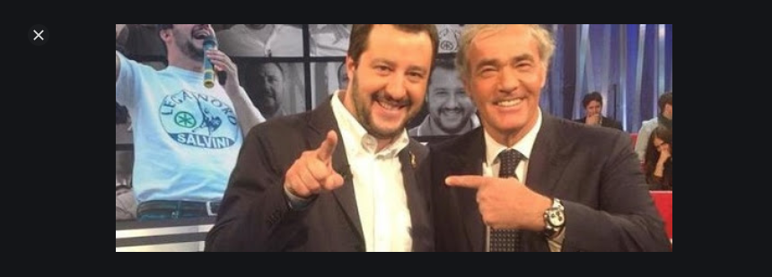 NON E' L'ARENA MA E' SALVINI
<a href="/MatteoSalvini/">Matteo Salvini</a> sarà felice di aver trovato un programma tutto suo. Se avete notato @MassimoGiletti quasi ogni domenica ha come ospite d'onore <a href="/MatteoSalvini/">Matteo Salvini</a>. Lui si definisce giornalista scomodo! Forse, ma non per Salvini!