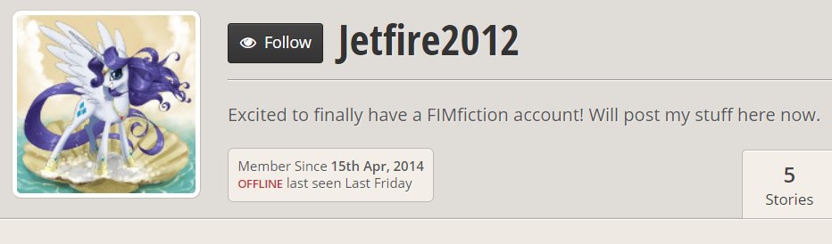 I can't believe this.The right-wing catholic sword guy who got his ass beat for trying to defend a random bar?He's a brony. He writes pony fanfics under the name Jetfire2012. Here's a link to his account, and the blog that gives us the smoking gun. https://www.fimfiction.net/blog/727405/forking-paths