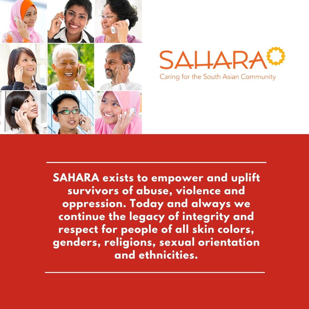 SAHARA-South Asian Helpline & Referral Agency (@saharaorg) on Twitter photo 
